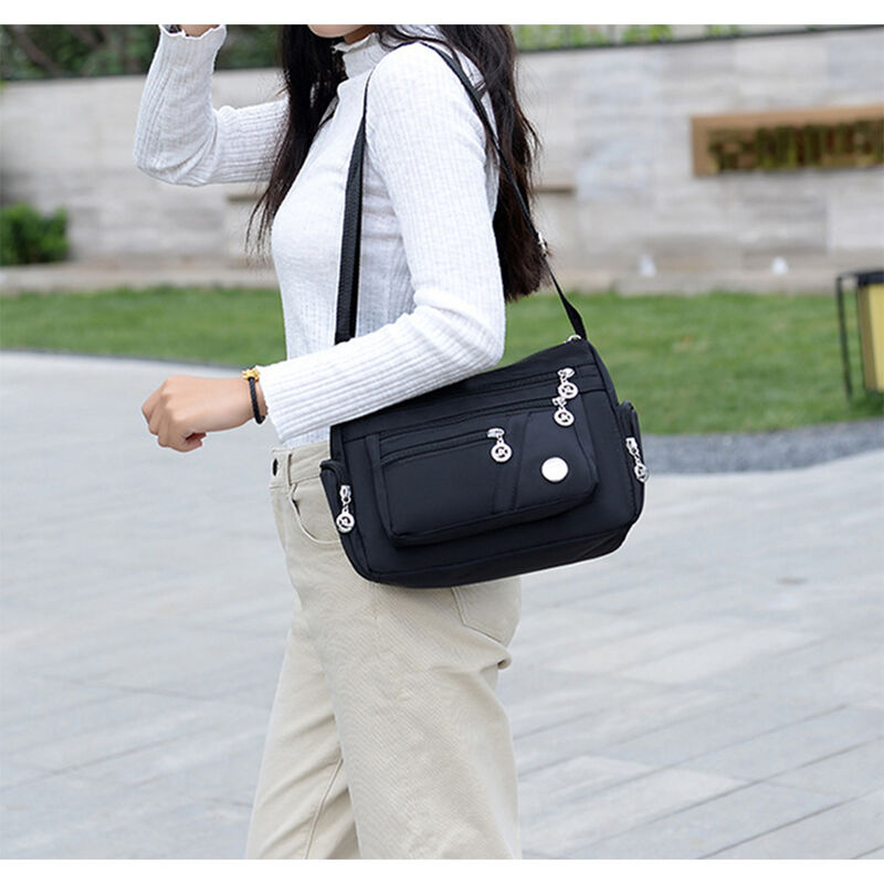 Bolso Bandolera Mujer Color Liso Estilo Coreano image number null