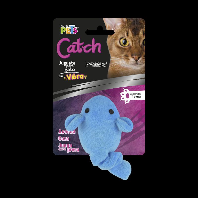 Fancy Pets Juguete Catch Con Forma De Pez Que V... image number null