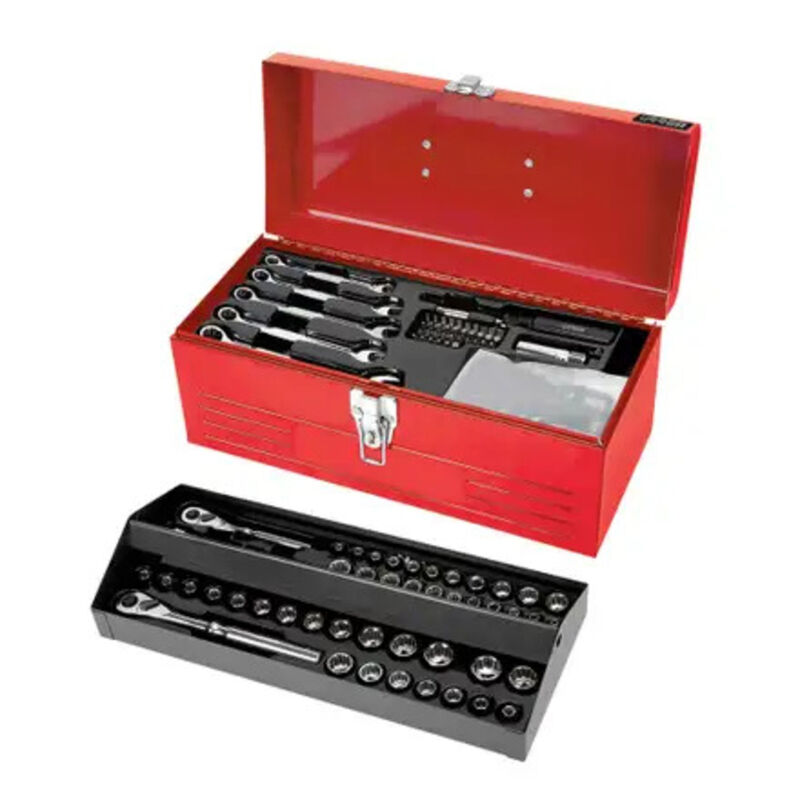 Kit Herramienta Profesional 130pzas Cr-v Caja M... image number null