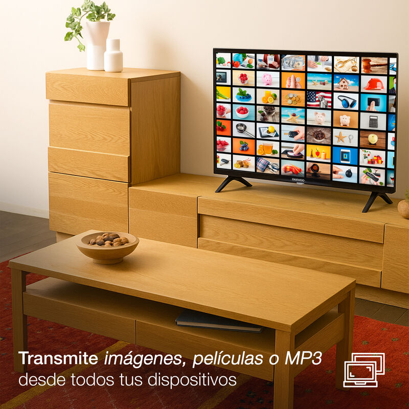 Daewoo Pantalla  32 Pulgadas Led Hd Linux Dolby... image number null