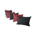 Set 6 Cojines Decorativos Premium Almoda Combinacion O