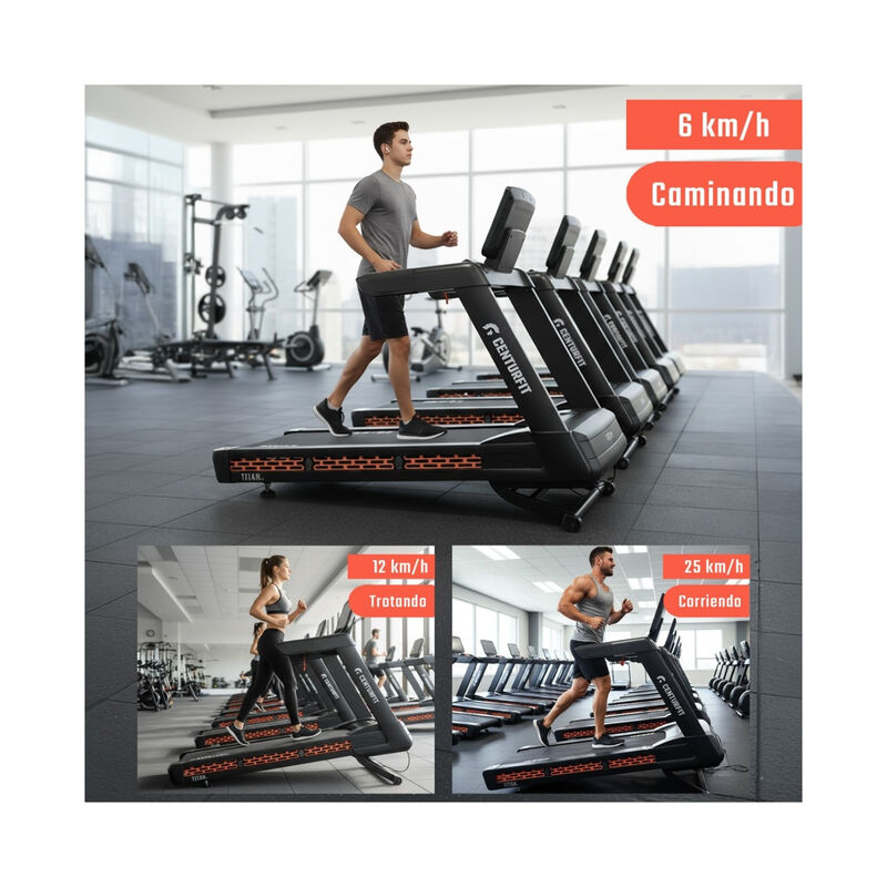 Caminadora Gimnasio Profesional 25km 28 Niv Aut... image number null