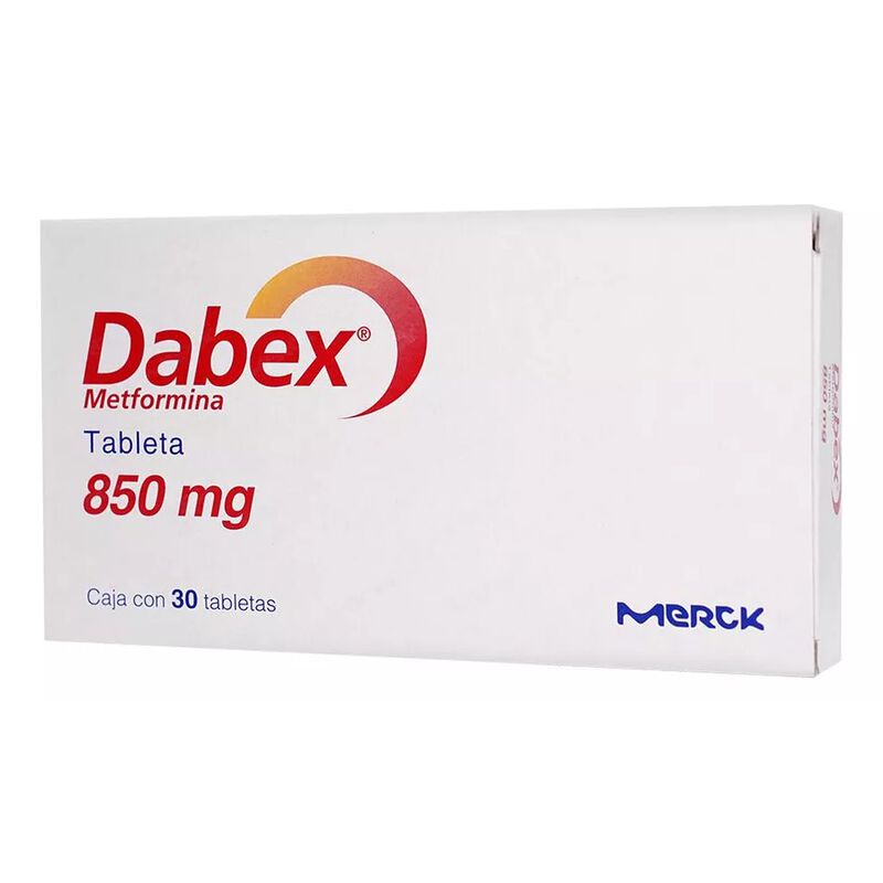 Dabex Tabletas 850 Mg, 30 Tabletas image number null