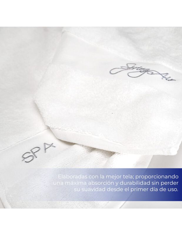 Toalla de Medio Ba&ntilde;o L&iacute;nea SPA, Extra Suave y A... image number null