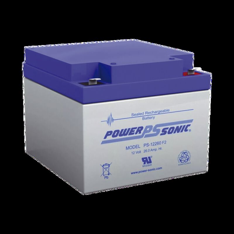 Bater&iacute;a Power Sonic Ps12260 F2 12v 26ah Plomo &Aacute;... image number null