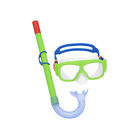 Juego De Buceo Snorkel Ni&ntilde;os 7 A&ntilde;os Protecci&oacute;n Uv Sencillo Verde