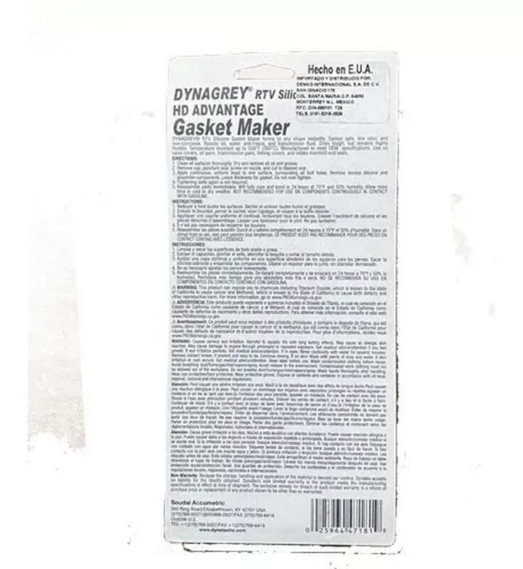 Silicon Oximico Gris Dynatex Dynagrey 85g image number null