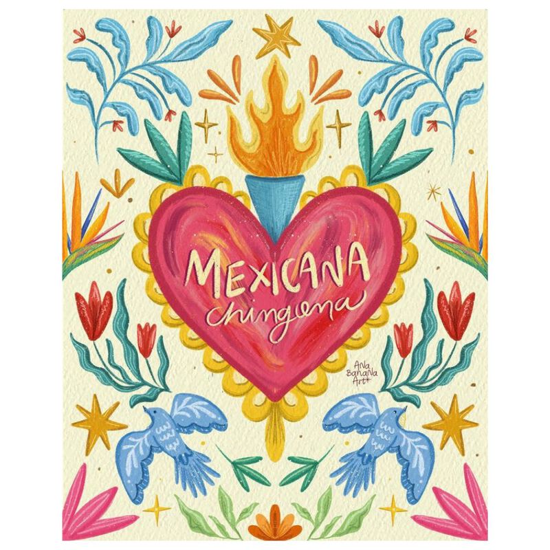 Cuadro Decorativo Impreso 20x30cm Mexicana image number null
