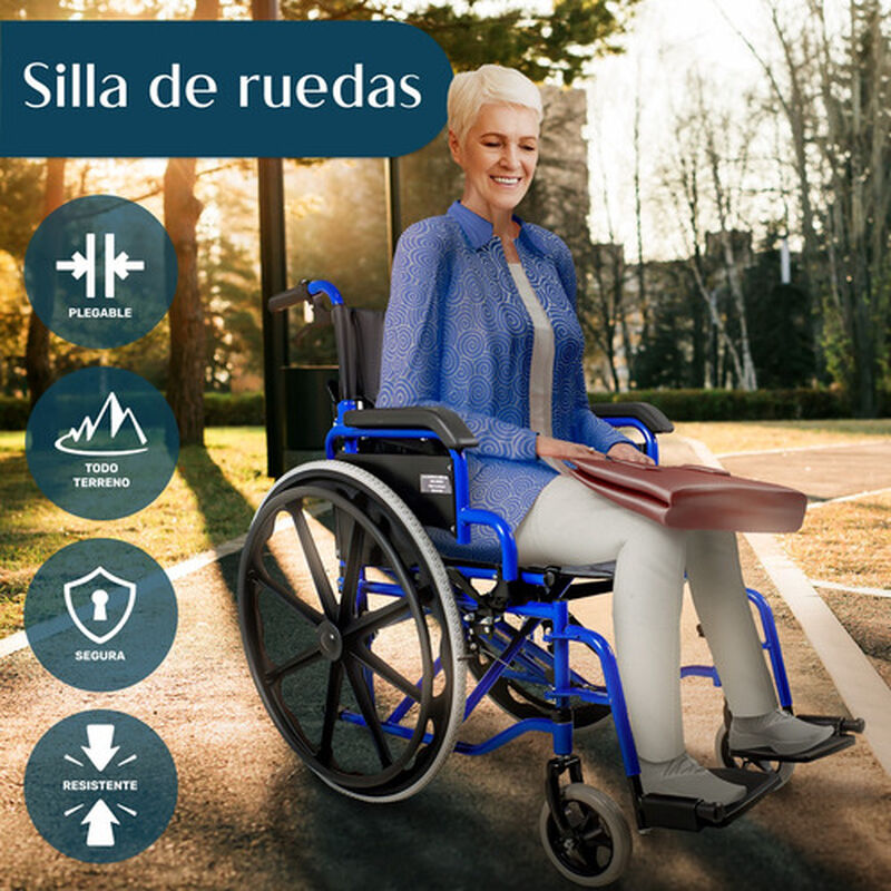 Silla Ruedas Plegable Ligera Aluminio Todo Terr... image number null