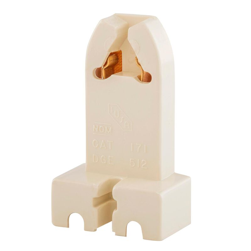 Base BIPIN para tubo fluorescente G13 Blanco Ma... image number null