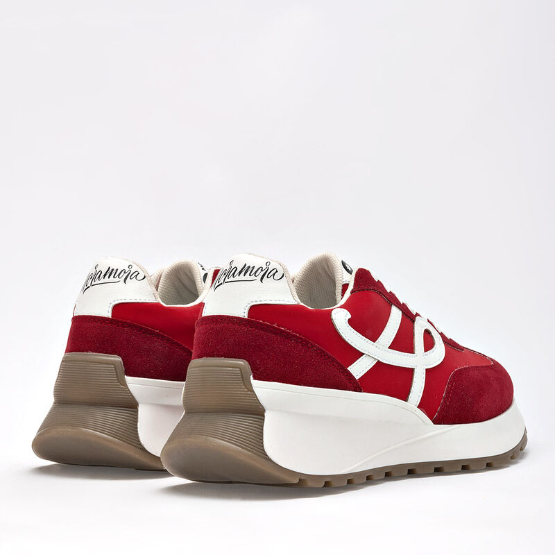 Moramora Tenis urbano para mujer rojo late image number null