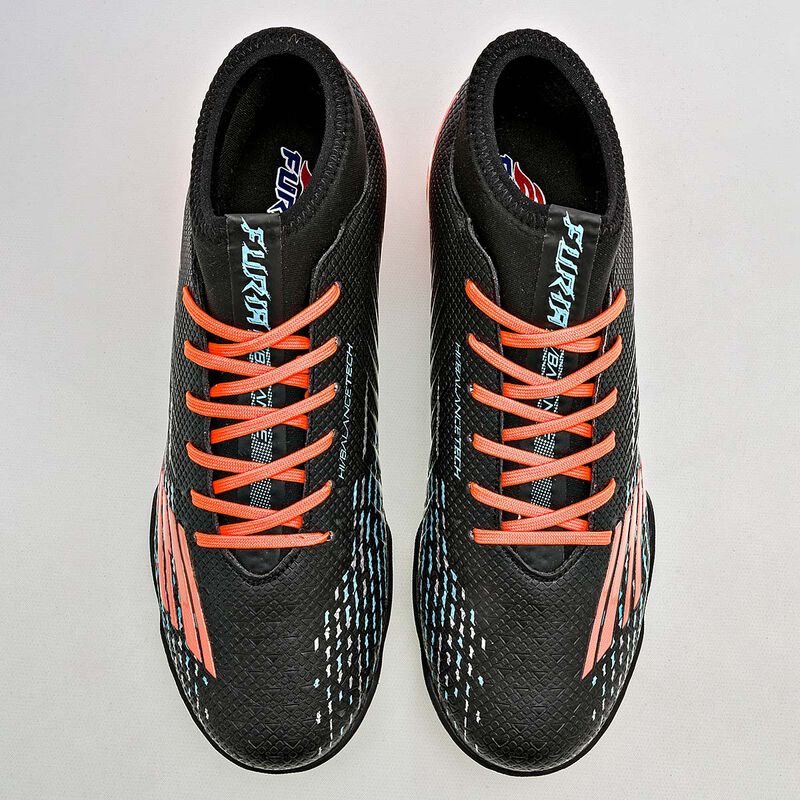 Furia Tenis deportivo para joven negro naranja image number null