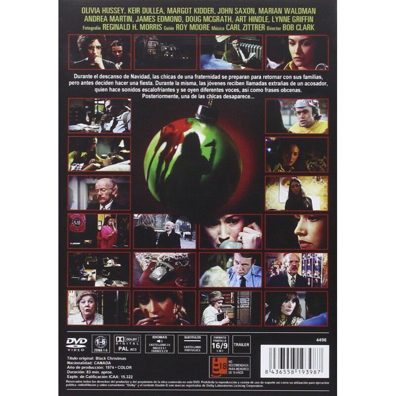 Navidades Negras (black Christmas) - Dvd 1974 image number null