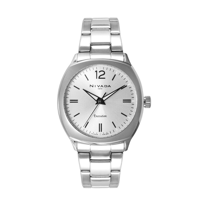 Reloj Nivada Executive Dama Acero/Acero Blanco ... image number null