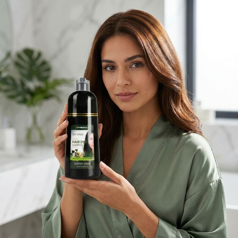 Pack 2 Shampoo Tinte Cubre Canas Jengibre 500ml... image number null