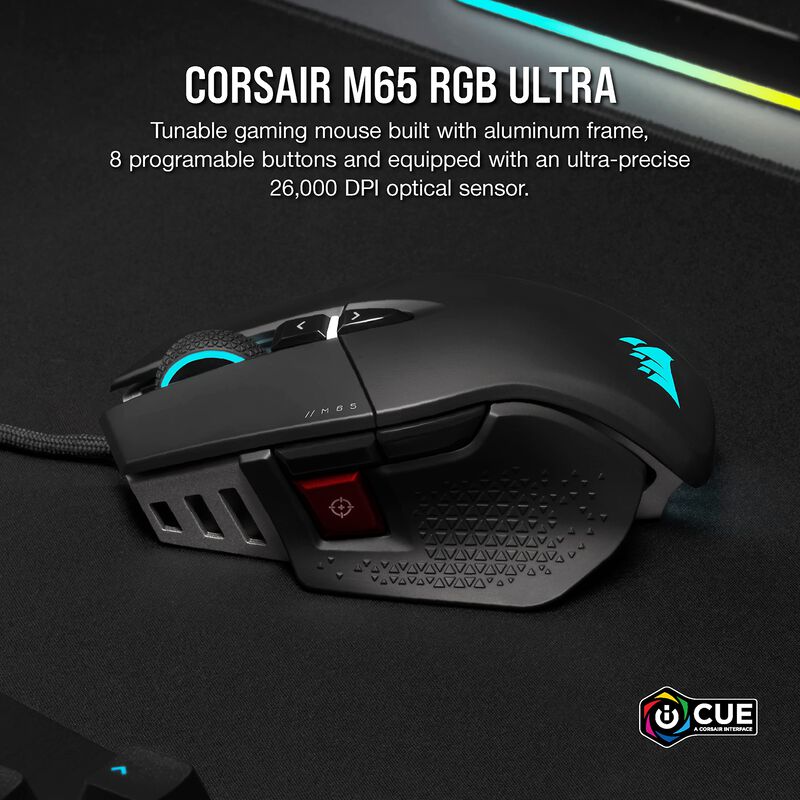 Rat&oacute;n Para Juegos Corsair M65 Rgb Ultra Tunable... image number null