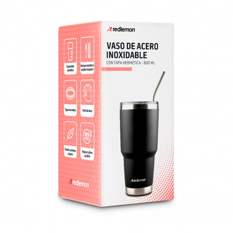 Termo Y Vaso Con Popotes image number null