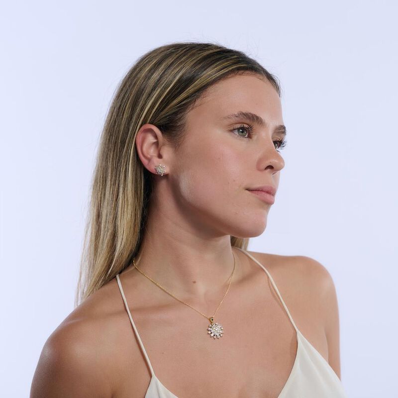 Joyer&iacute;a Mujer, Collar Y Aretes Oro 14k, Regalos... image number null