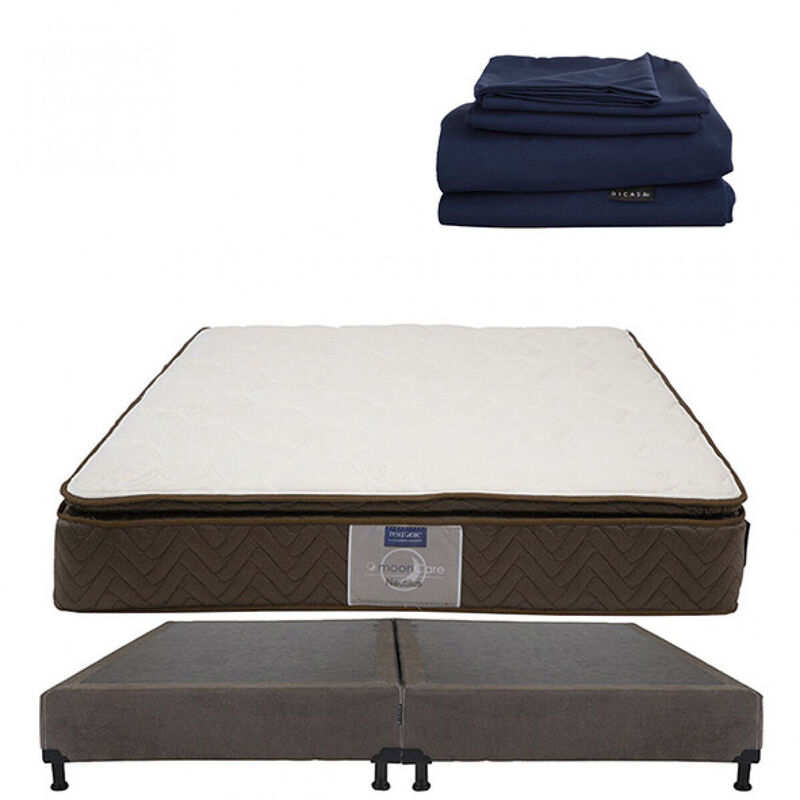 Colch&oacute;n King Size Restonic Nautilus+S&aacute;banas Dic... image number null