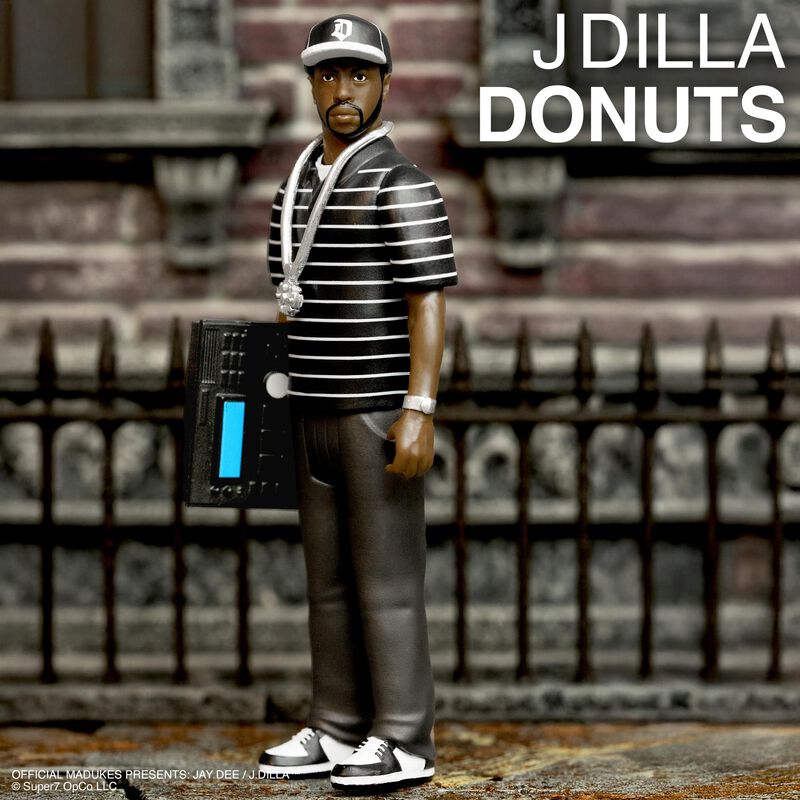 Figura De Acci&oacute;n Super7 J Dilla 3.75" Con Acces... image number null