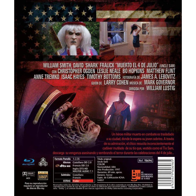 Muerto El 4 De Julio (t&iacute;o Sam) [blu-ray] (1997)... image number null