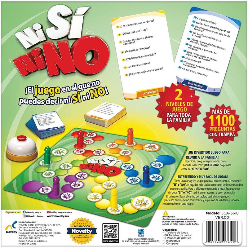 Juego de mesa Ni Si Ni No image number null