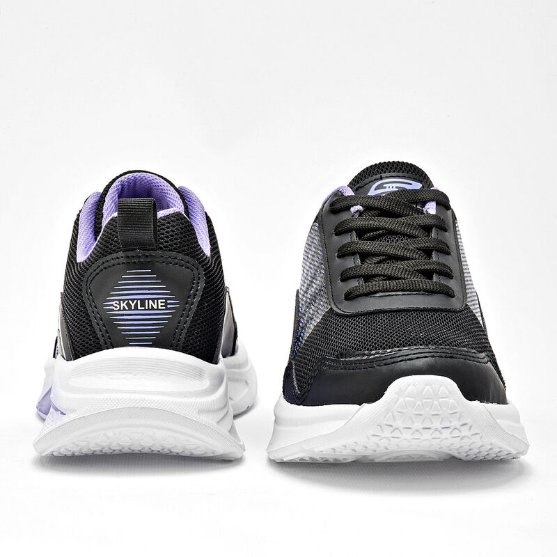 Skyline Tenis urbano para mujer negro lila image number null