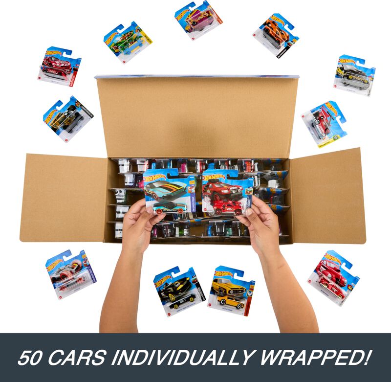 Toy Trucks & Cars Hot Wheels, Paquete De 50 Uni... image number null