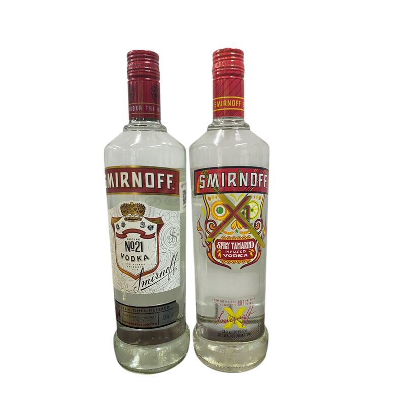 2 Botellas Vodka Smirnoff Spicy Tamarindo 750 m... image number null