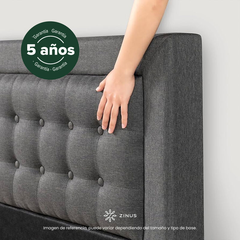 Zinus Dachelle | Base De Cama Queen Con Cabecer... image number null