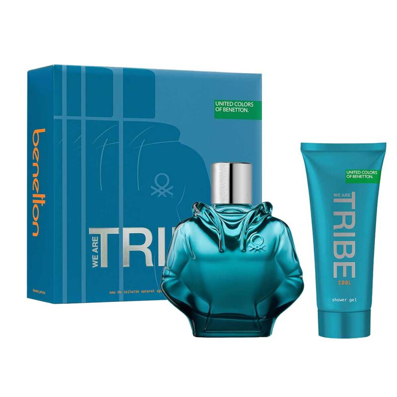 Set Tribe Cool De Benetton De 2pzs Hombre-edt 9... image number null