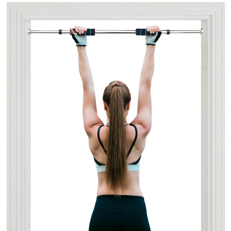 Barra de dominadas Azul para Marco de Puerta Bl... image number null