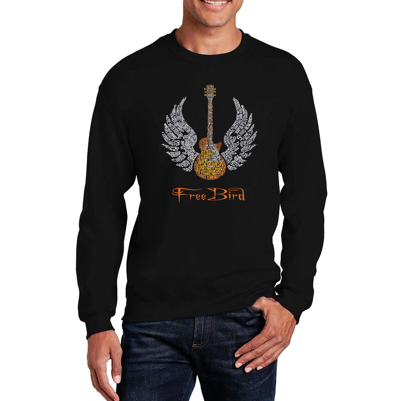 Sudadera De Cuello Redondo Word Art Para Hombre... image number null