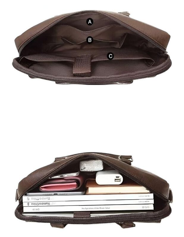 Malet&iacute;n Porta Laptop Elego 14 Pulgadas De Cuero image number null