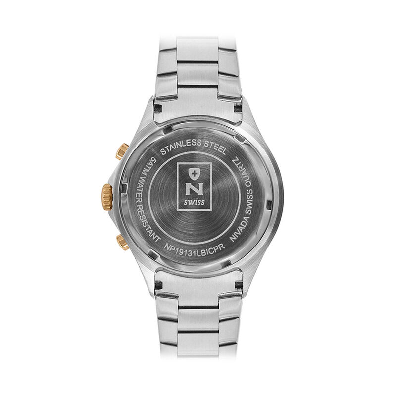 Reloj Nivada Millionaire Dama Bicolor Plata Rom... image number null