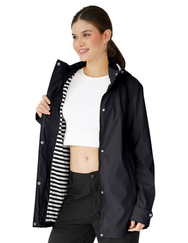 Chamarra Impermeable Casual Ligera Mujer image number null