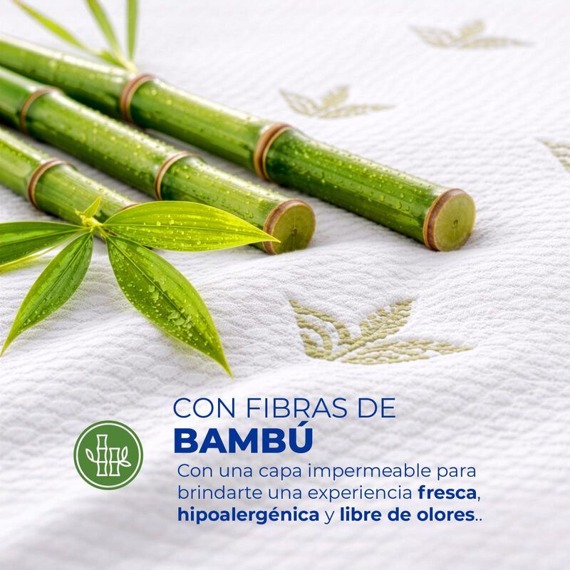 Protector De Colch&oacute;n Spring Air Bamboo Luxe Ind... image number null