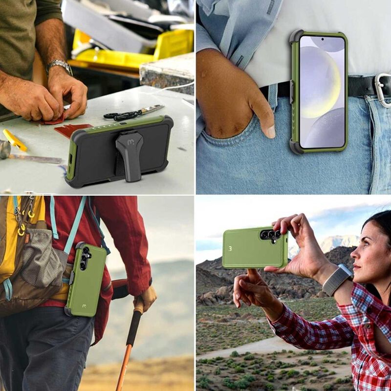 Funda MYBAT Maverick clip para Samsung S24 Verd... image number null