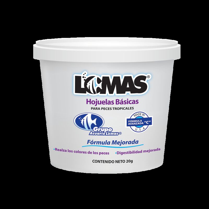 Lomas Hojuelas B&aacute;sicas Para Peces Con 20 Gramos image number null