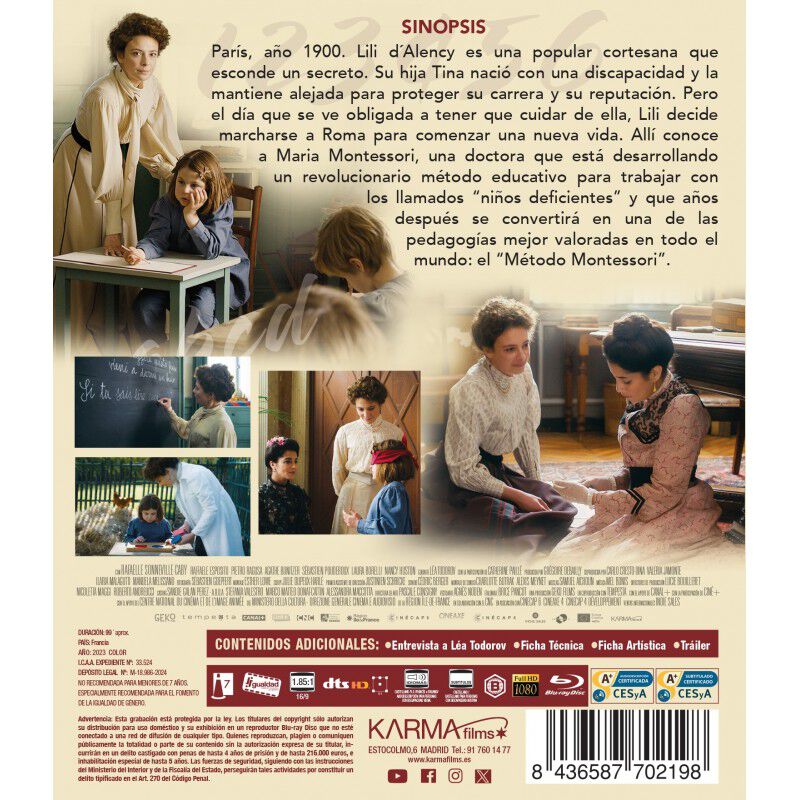 Mar&iacute;a Montessori [Blu-ray] (2023) La Nouvelle F... image number null