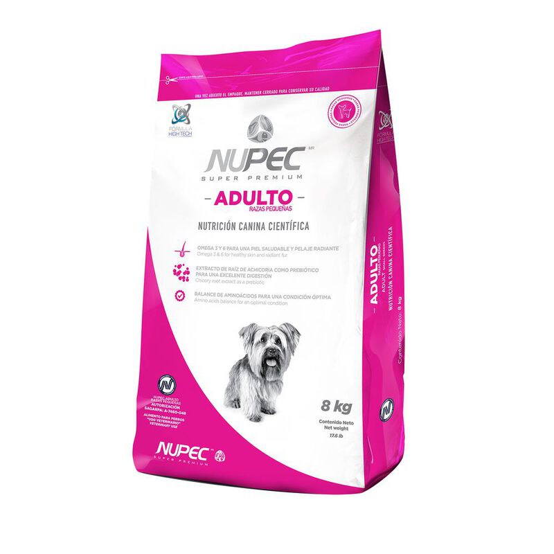 Nupec Adulto Razas Peque&ntilde;as 8kg Sellado mas Pel... image number null