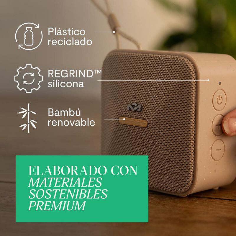 Bocina Port&aacute;til Rise Up Cream The House of Marl... image number null