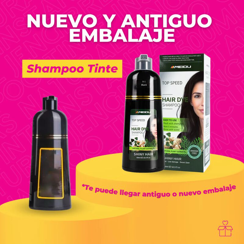 Pack 2 Shampoo Tinte Cubre Canas Jengibre 500ml... image number null
