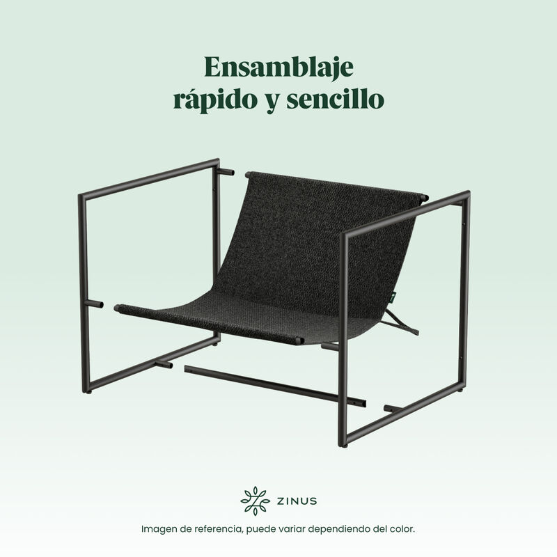 Zinus | Silla De Metal Zinus Aidan Con Cojines ... image number null