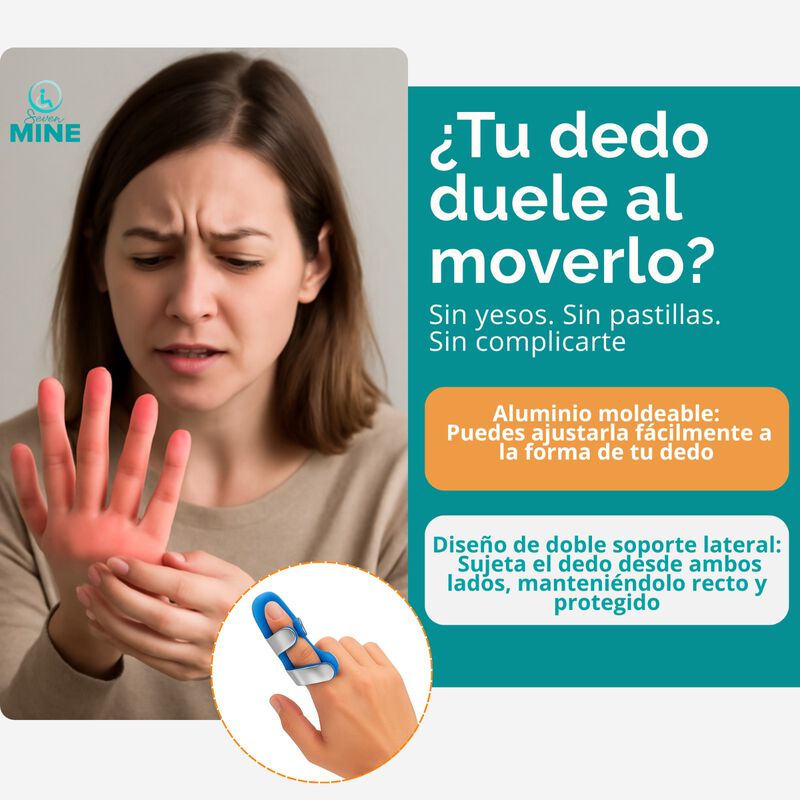 F&eacute;rula Para Dedo Tipo Rana Ajustable Inmoviliza... image number null