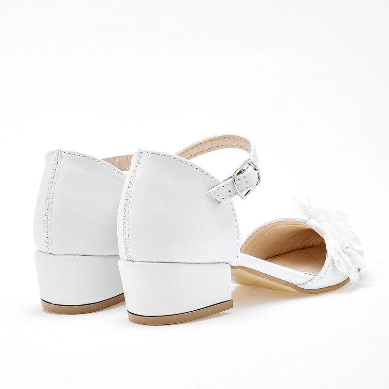 Ks Zapato de graduaci&oacute;n para ni&ntilde;a blanco image number null