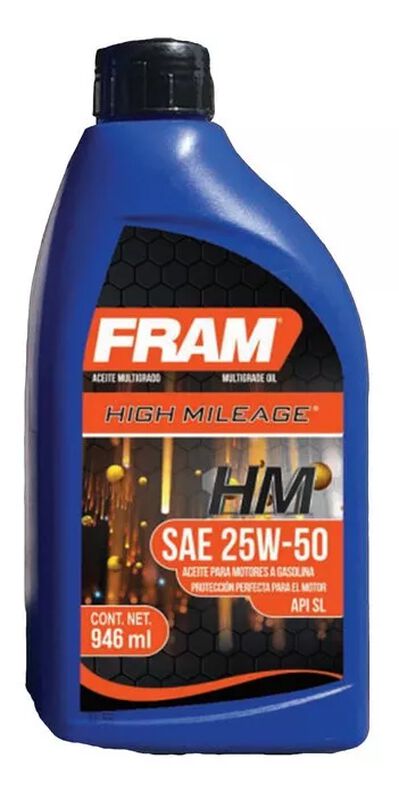 Aceite Mineral Fram 25w50 Api Sl 946ml image number null