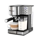 CAFETERA KOBLENZ CKM1350 ESPRESSO LATTE CAPUCCINO ACERO INOX