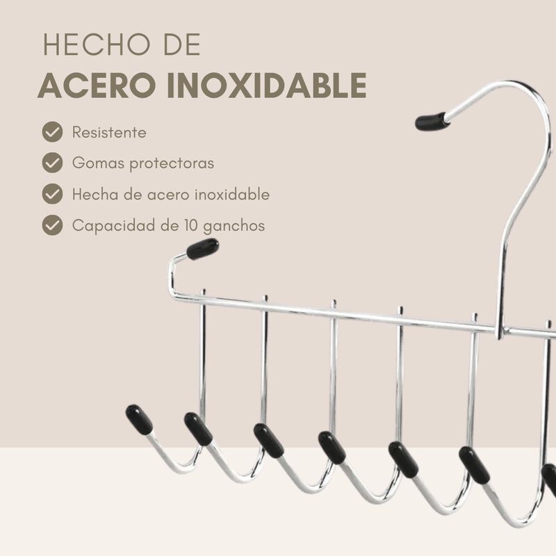 Gancho Multiusos De Acero Inoxidable image number null