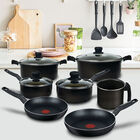 Batería de Cocina 11 pzs Aluminio Antiadherente Vital T-Fal